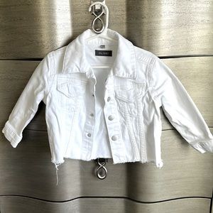 DL1961 toddler girl white denim jacket